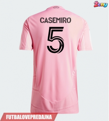 Lacne Ženy Futbalové dres Inter Miami Casemiro #5 2026-27 Krátky Rukáv - Domáci
